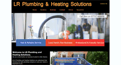 Desktop Screenshot of lrplumbingandheating.com